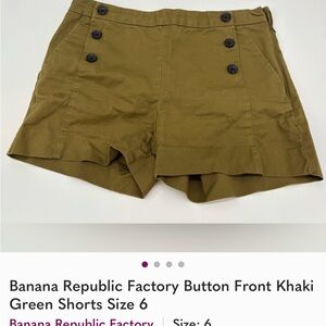 EUC Banana Republic chino shorts 6.